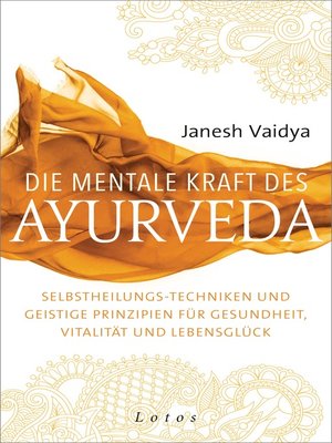 cover image of Die mentale Kraft des Ayurveda